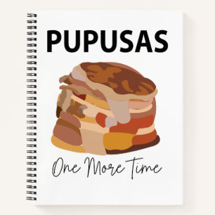 Pupusas El Salvadorian Bread Pupusas Restaurant Notebook