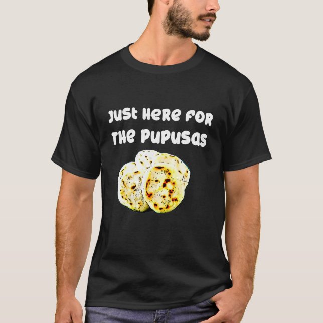 Pupusas Salvadoran Food Comida El Salvador Guanaco T-Shirt (Front)