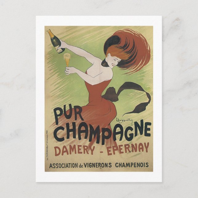 Pur Champagne, Damery-Epernay Postcard (Front)