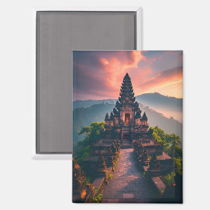 Pura Senja Bali - “Bali Temple at Sunset” Magnet