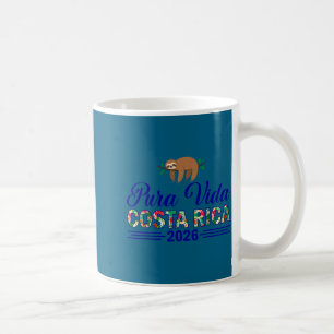 Pura vida costa rica 2026 tropical travel funny coffee mug