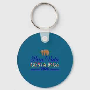 Pura vida costa rica 2026 tropical travel funny key ring
