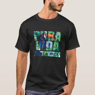 Pura Vida Costa Rica Central America Toucan Vacati T-Shirt