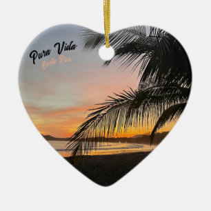 Pura Vida Costa Rica Christmas Ornament