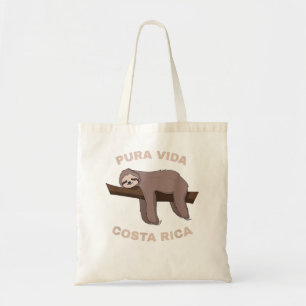 Pura Vida Costa Rica - Cool Costa Rica Sloth  Tote Bag