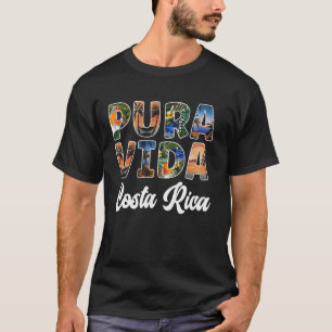 Pura Vida Costa Rica Souvenir - Cool Central Ameri T-Shirt