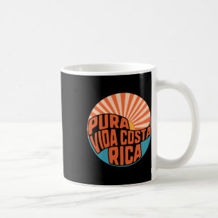 Pura Vida Costa Rica Sunset Surfing Summer  Coffee Mug