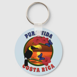 Pura Vida Costa Rica Template Key Ring