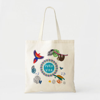 Pura Vida -Costa Rica Wild life Tote Bag