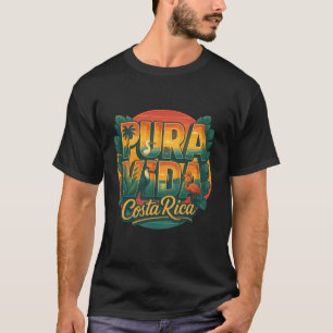Pura Vida Embrace The Costa Rica Beach VibeT-Shirt T-Shirt