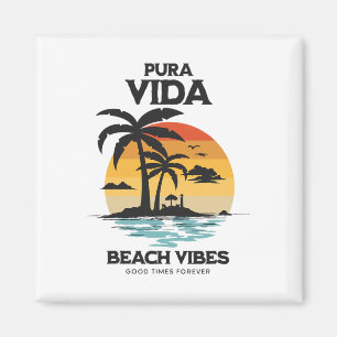 Pura Vida Surfing, Costa Rica, Surfing Pura Vida Magnet