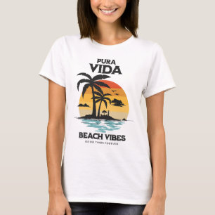 Pura Vida Surfing, Costa Rica, Surfing Pura Vida  T-Shirt