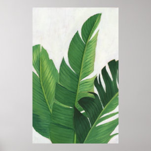 Pura Vida - Tropical Leaves Poster