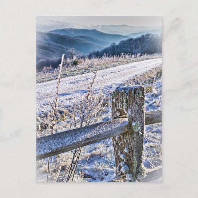 Purchase Knob Winter Scenic View Postcard (Front)