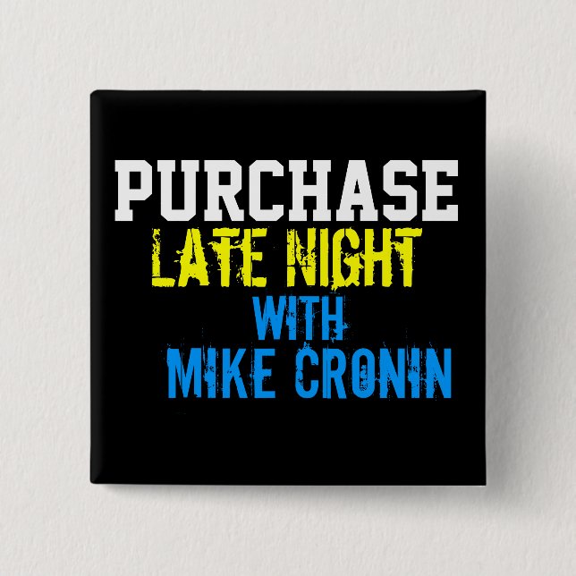 Purchase Late Night Square Button (Front)