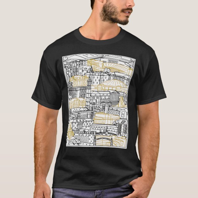 Purdue University Campus Artwork T-Shirt (Front)