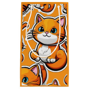 Purdy Orange Kitty Small Gift Bag