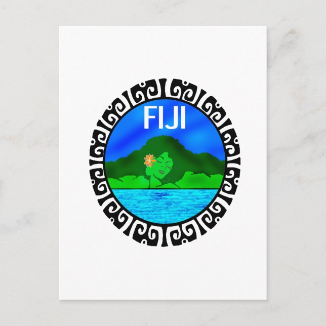 PURE AND FIJI POSTCARD (Front)