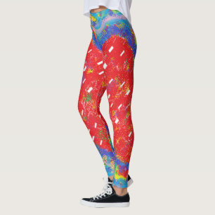 Pure art design fantastic with tie dye top leggings