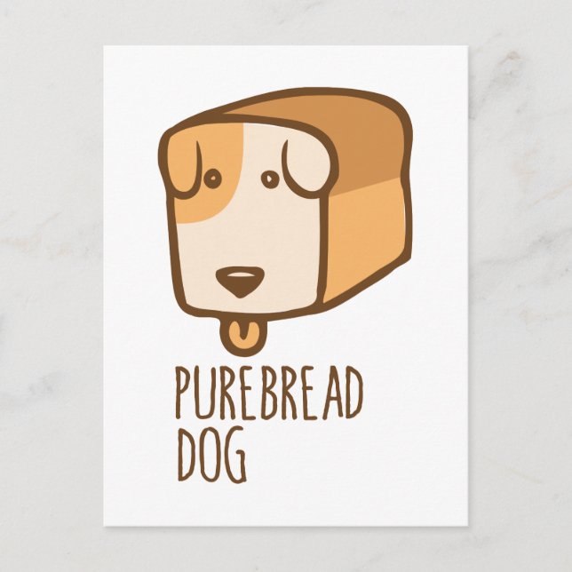 Pure-Bread Dog Postcard (Front)