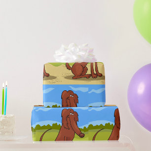Pure Bred Irish Setter Dog Wrapping Paper
