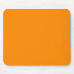 Pure Bright Orange Customised Template Blank Mouse Pad