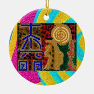 Pure Colour - Reiki Symbols 2 Ceramic Ornament