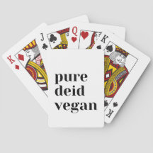 Pure Deid Vegan Playing Cards