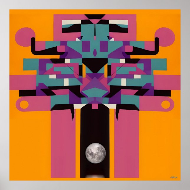 Pure Demure - Ken Gauge Surreal Art Poster (Front)