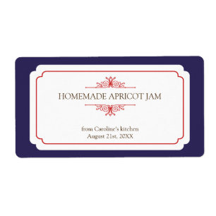 Pure elegance solid navy frame kitchen stickers