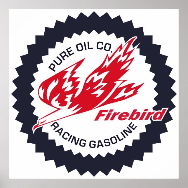 Pure Firebird Racing Gasoline vintage sign (Front)