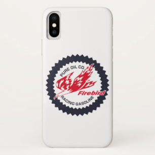 Pure Firebird Racing Gasoline vintage sign. iPhone X Case