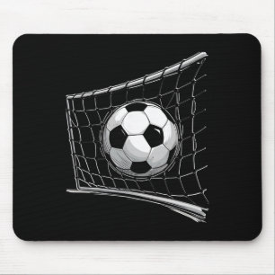 Pure Footll Object Soccer Ll Hitting Goal Net Illu Mouse Pad