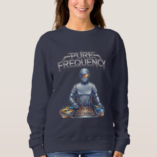 Pure Frequency – Electronic Music Art Sweatshirt