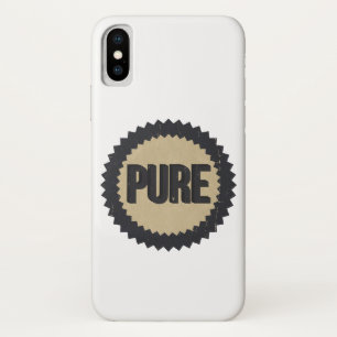 Pure Gasoline vintage sign. iPhone X Case