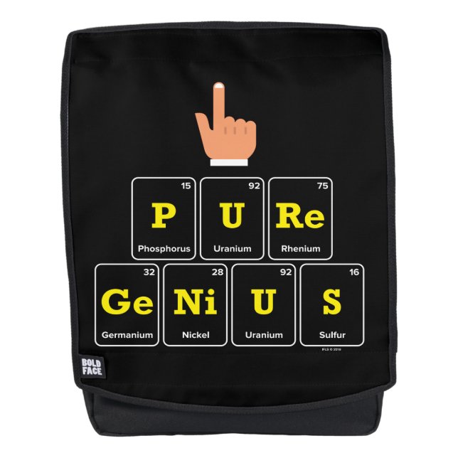 Pure Genius Backpack (Front)