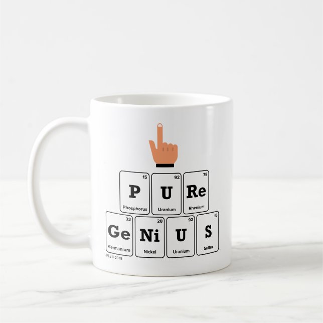 Pure Genius Coffee Mug (Left)