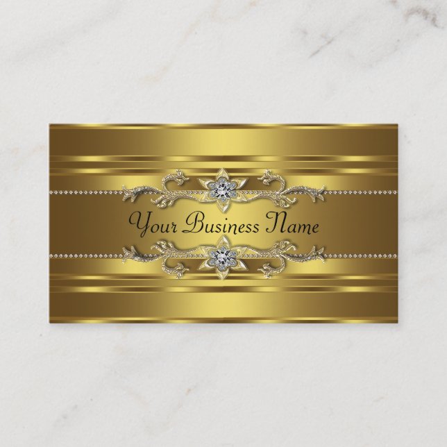 Pure Gold Business Cards (Front)