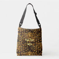 PURE GOLD Diamonds Pattern + your text / photo