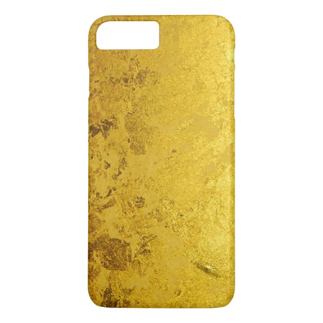 PURE GOLD LEAF Pattern + your text / photo Case-Mate iPhone Case (Back)