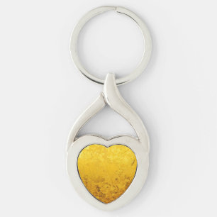 PURE GOLD pattern / gold leaf Key Ring