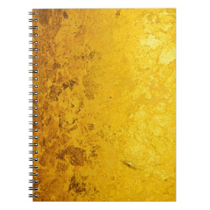 PURE GOLD pattern / gold leaf Notebook