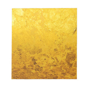 PURE GOLD pattern / gold leaf Notepad