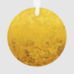 PURE GOLD pattern / gold leaf Ornament