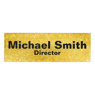 PURE GOLD SPARKLES Pattern + your name / photo Tag