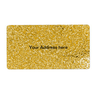 PURE GOLD Splatter Pattern + your text