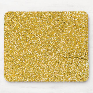 PURE GOLD Splatter Pattern + your text Mouse Pad