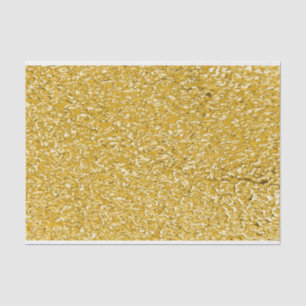 PURE GOLD Splatter Pattern + your text / photo Tissue Paper