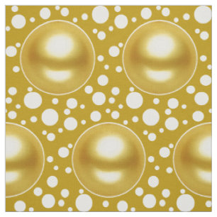 PURE GOLDEN PEARL + your backgr. & ideas Fabric