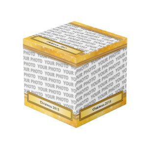 Pure Golden Photo Frame I + your photo & text